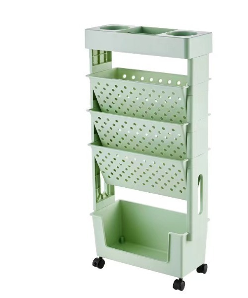 セール】トローリーマガジンラック キャスター付き収納棚（収納グッズ