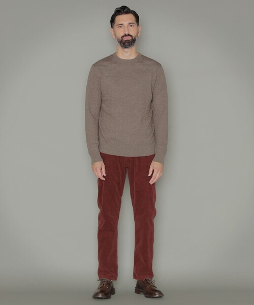 MACKINTOSH LONDON（マッキントッシュ ロンドン）の「イタリアンケーブルニット（ニット/セーター・メンズ・ブルー系その他7/ブラウン系その他5/グリーン系その他5・M/L/XL）」の5枚目の写真