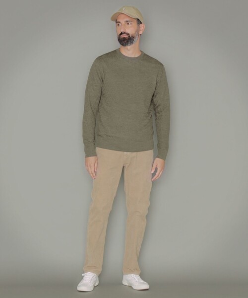 MACKINTOSH LONDON（マッキントッシュ ロンドン）の「イタリアンケーブルニット（ニット/セーター・メンズ・ブルー系その他7/ブラウン系その他5/グリーン系その他5・M/L/XL）」の6枚目の写真