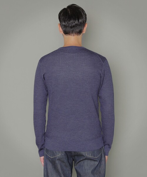 MACKINTOSH LONDON（マッキントッシュ ロンドン）の「イタリアンケーブルニット（ニット/セーター・メンズ・ブルー系その他7/ブラウン系その他5/グリーン系その他5・M/L/XL）」の9枚目の写真