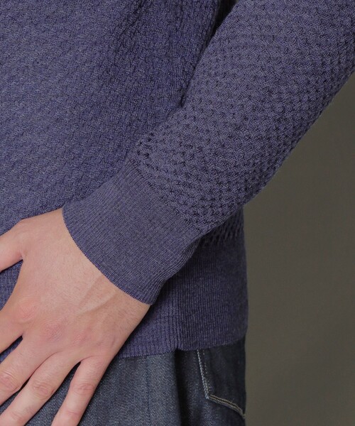 MACKINTOSH LONDON（マッキントッシュ ロンドン）の「イタリアンケーブルニット（ニット/セーター・メンズ・ブルー系その他7/ブラウン系その他5/グリーン系その他5・M/L/XL）」の10枚目の写真