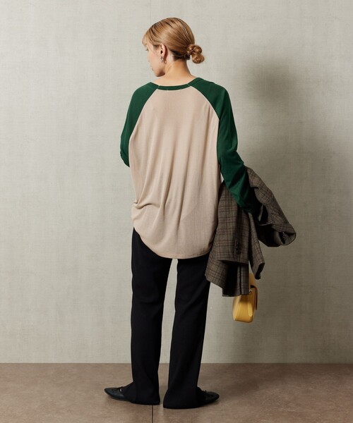 FREAK'S STORE（フリークスストア）の「【WEB限定】セルフカットリブフレアパンツ（その他パンツ・レディース・ブラック/ブラウン/ピンク/グリーン/ナチュラル・ﾌﾘ-）」の15枚目の写真