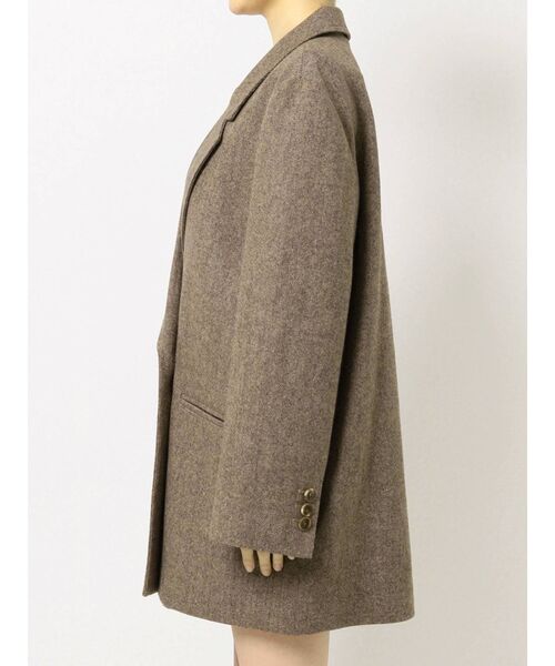 EVRIS(エヴリス)の「オーバーサイズツイードジャケット【セットアップ着用可能】(テーラードジャケット・レディース・ブラック/パープル/ブラウン・FREE)」の21枚目の写真