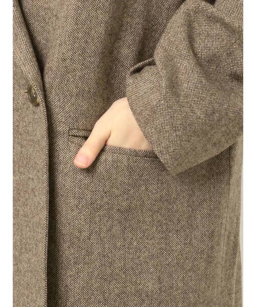 EVRIS(エヴリス)の「オーバーサイズツイードジャケット【セットアップ着用可能】(テーラードジャケット・レディース・ブラック/パープル/ブラウン・FREE)」の17枚目の写真