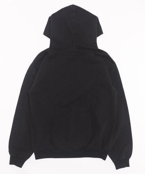 LOS ANGELES APPAREL(ロサンゼルスアパレル)の「Los Angeles Apparel ヘビー フリース フーディー プルオーバー 14オンス ガーメントダイ (MADE IN USA)(パーカー・メンズ・ストーン/ブラック・X-LARGE/LARGE/MEDIUM)」の3枚目の写真