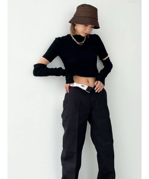 EMODA（エモダ）の「モノグラムバケットハット（ハット・レディース・ブラック/その他・FREE）」の5枚目の写真