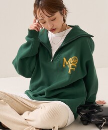 FREAK'S STORE | ワンポイントロゴハーフZIPスウェット / ハーフジップスウェット(スウェット)