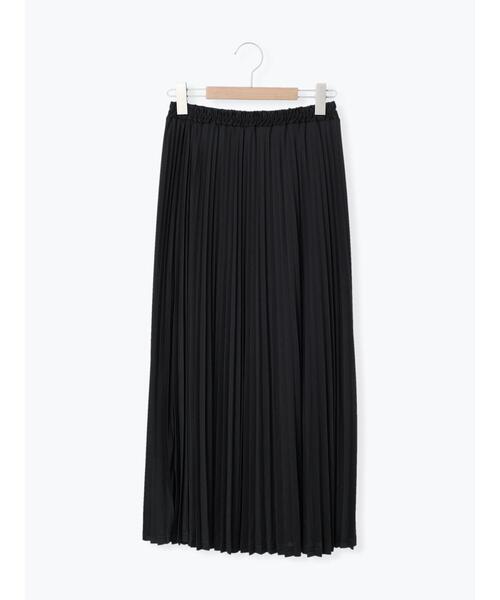 Samansa Mos2 blue（サマンサモスモスブルー）の「トリコットプリーツスカート（スカート・レディース・ブラック/グレー/カーキ・ﾌﾘ-）」の22枚目の写真