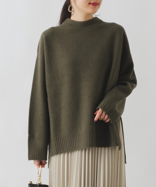 美品 OUVRAGE CLASSE　ウヴラージュクラス　モヘアニット  ブラウン OUVRAGE CLASSE（ウヴラージュクラス）｜ニット/セーター一覧 - WEAR