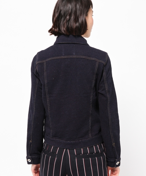 Dickies(ディッキーズ)の「【Dickies】インディゴ裏毛Gジャン(デニムジャケット・レディース・ネイビー系/サックスブルー系・MEDIUM/LARGE)」の10枚目の写真