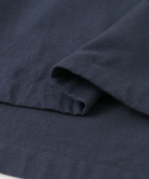 FORK&SPOON（フォークアンドスプーン）の「FORK&SPOON　ビエラヘンリーネックブラウス（シャツ/ブラウス・レディース・グレー/ネイビー・1）」の8枚目の写真