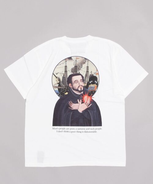 SAMURAI CORE(サムライコア)の「/SAMURAI CORE/ガンズ&ザビエル Tee(Tシャツ/カットソー・メンズ・ブラック/グレー/ホワイト・X-LARGE/XX-LARGE/LARGE)」の5枚目の写真