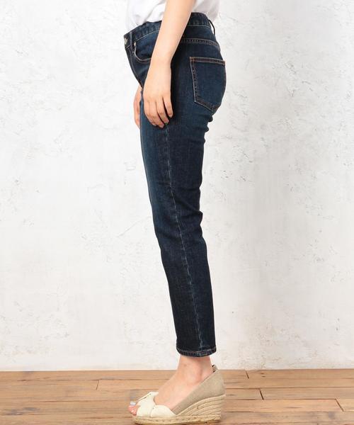 green label relaxing（グリーンレーベルリラクシング）の「GC DNM クロップドパンツ（デニムパンツ・レディース・ネイビー/コバルトブルー・38/36/34/40/44/42）」の13枚目の写真