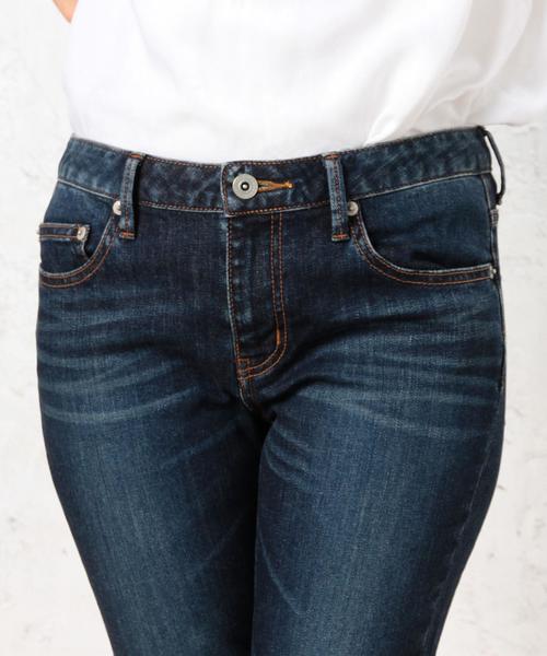 green label relaxing（グリーンレーベルリラクシング）の「GC DNM クロップドパンツ（デニムパンツ・レディース・ネイビー/コバルトブルー・38/36/34/40/44/42）」の15枚目の写真