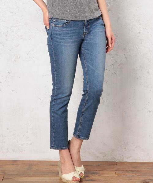 green label relaxing（グリーンレーベルリラクシング）の「GC DNM クロップドパンツ（デニムパンツ・レディース・ネイビー/コバルトブルー・38/36/34/40/44/42）」の20枚目の写真