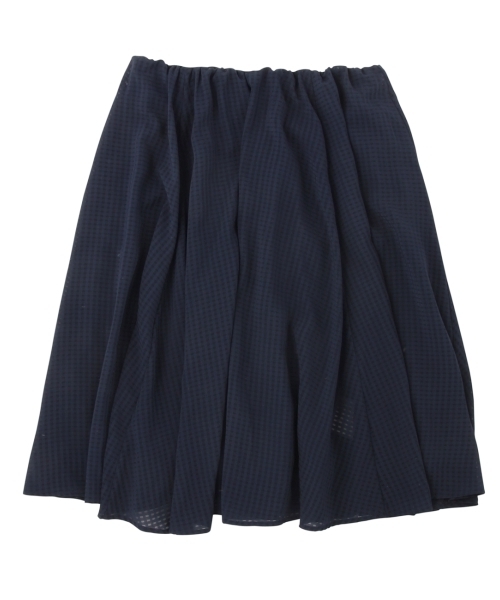 THE EMPORIUM（ジエンポリアム）の「シアーギンガムチェックスカート（スカート・レディース・ホワイト/イエロー/ブルー・38）」の11枚目の写真