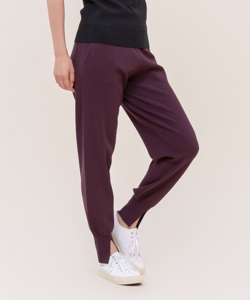 le coq sportif(ルコックスポルティフ)の「【WEB限定カプセルコレクション】 ニットジョガーパンツ ルコック レディース スポーツ(その他パンツ・レディース・ブラウン/ブラック/グレー・S/M(M)/L)」の8枚目の写真
