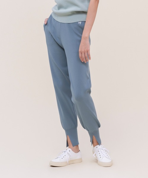 le coq sportif(ルコックスポルティフ)の「【WEB限定カプセルコレクション】 ニットジョガーパンツ ルコック レディース スポーツ(その他パンツ・レディース・ブラウン/ブラック/グレー・S/M(M)/L)」の10枚目の写真