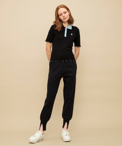 le coq sportif(ルコックスポルティフ)の「【WEB限定カプセルコレクション】 ニットジョガーパンツ ルコック レディース スポーツ(その他パンツ・レディース・ブラウン/ブラック/グレー・S/M(M)/L)」の17枚目の写真