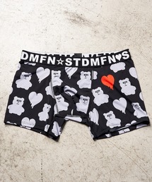 mko10908-ベアハート柄 ストレッチナイロンアンダーウエアー