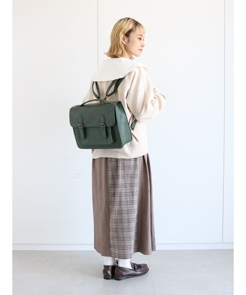 ehka sopo（エヘカソポ）の「【くらはしれい】プリント裏毛トレーナー（スウェット・レディース・ベージュ/レッド/ブラウン・ﾌﾘ-）」の6枚目の写真