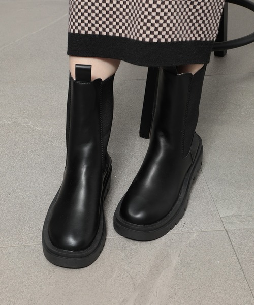 セール】SWEET掲載商品 谷まりあさん着用【SETUP7】サイドゴアブーツ