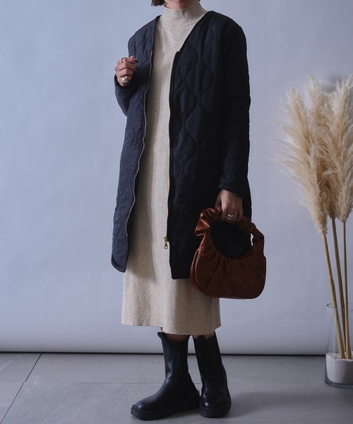 SETUP7(セットアップセブン)の「SWEET掲載商品 谷まりあさん着用【SETUP7】サイドゴアブーツ KNF(ブーツ・レディース・ブラック/ホワイト・37/38/39/40)」の8枚目の写真