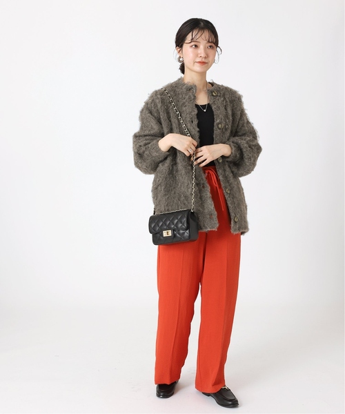 コート アウター 「追加」ブークレージャージ着流しコート レディース