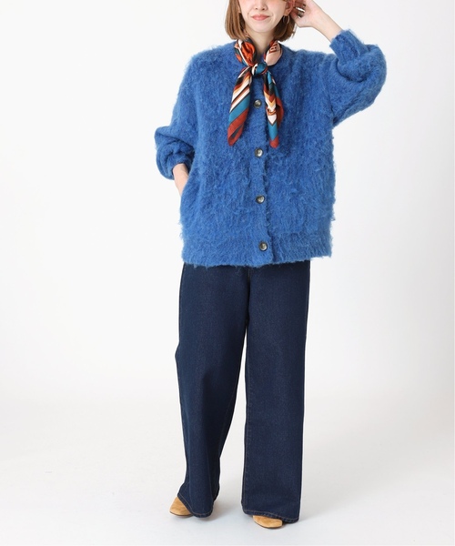 B.C STOCK（ベーセーストック）の「≪追加≫シャギーカーディガン（カーディガン/ボレロ・レディース・イエロー/ベージュ/チャコールグレー/ブルー・FREE）」の20枚目の写真