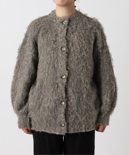 B.C STOCK（ベーセーストック）の「≪追加≫シャギーカーディガン（カーディガン/ボレロ・レディース・イエロー/ベージュ/チャコールグレー/ブルー・FREE）」の14枚目の写真