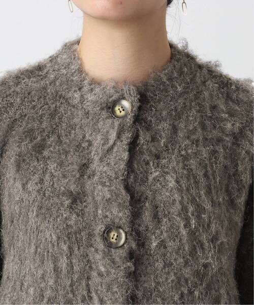 B.C STOCK（ベーセーストック）の「≪追加≫シャギーカーディガン（カーディガン/ボレロ・レディース・イエロー/ベージュ/チャコールグレー/ブルー・FREE）」の21枚目の写真