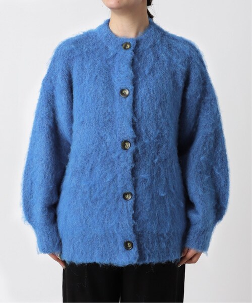 B.C STOCK（ベーセーストック）の「≪追加≫シャギーカーディガン（カーディガン/ボレロ・レディース・イエロー/ベージュ/チャコールグレー/ブルー・FREE）」の10枚目の写真