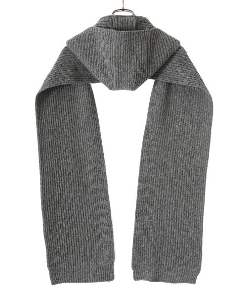 BALLAST ARK（バラストアーク）の「BALLAST ARK / バラストアーク：WOOL HOODIE MUFFLER：BA06-M001[AST]（マフラー・メンズ・ブラウン/グレー・FREE）」の14枚目の写真