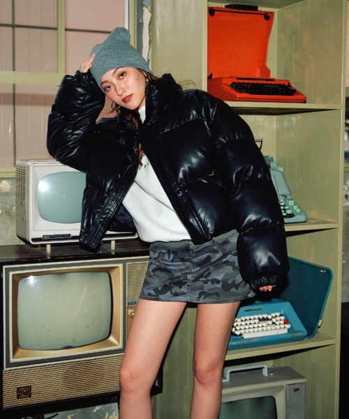 blondey ブロンディー 2wayメタリックパッファージャケット