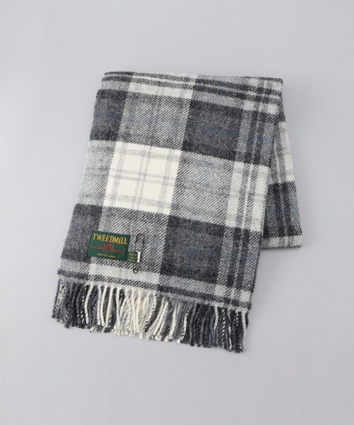 FREAK'S STORE(フリークスストア)の「【WEB限定】TWEED MILL/ツイードミル ブランケット(マフラー・レディース・グリーン/ナチュラル/イエロー/ネイビー/グレー/レッド・フリ-)」の1枚目の写真