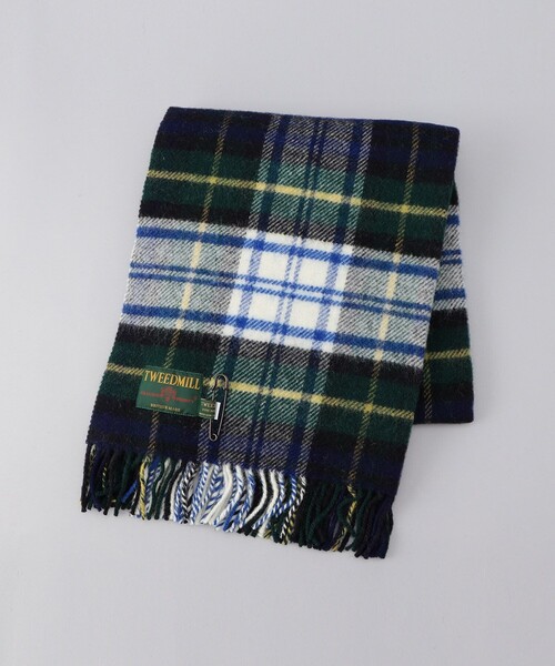 FREAK'S STORE(フリークスストア)の「【WEB限定】TWEED MILL/ツイードミル ブランケット(マフラー・レディース・グリーン/ナチュラル/イエロー/ネイビー/グレー/レッド・フリ-)」の3枚目の写真