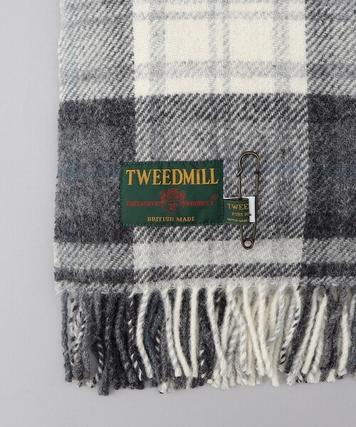 FREAK'S STORE(フリークスストア)の「【WEB限定】TWEED MILL/ツイードミル ブランケット(マフラー・レディース・グリーン/ナチュラル/イエロー/ネイビー/グレー/レッド・フリ-)」の8枚目の写真