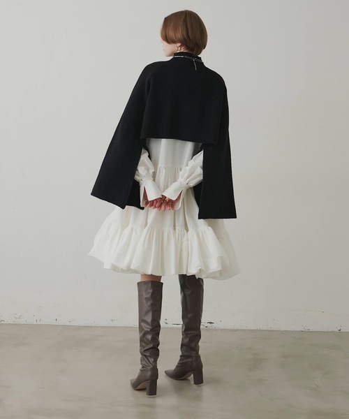 LA BELLE ETUDE（ラベルエチュード）の「2WAY袖スリットタートルニット  