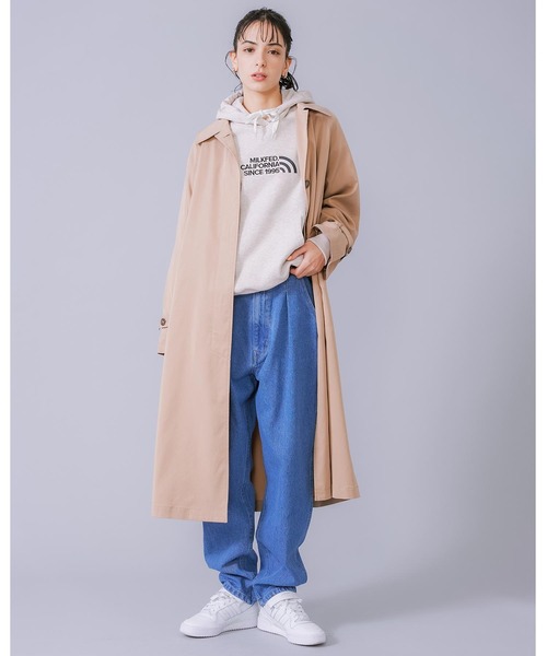 MILKFED.（ミルクフェド）の「TRENCH COAT（トレンチコート・レディース・オリーブ/ベージュ・ONE SIZE）」の2枚目の写真