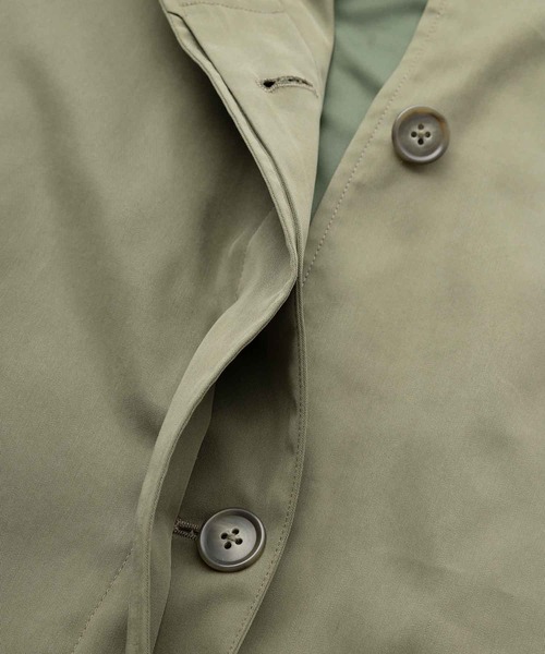 MILKFED.（ミルクフェド）の「TRENCH COAT（トレンチコート・レディース・オリーブ/ベージュ・ONE SIZE）」の6枚目の写真