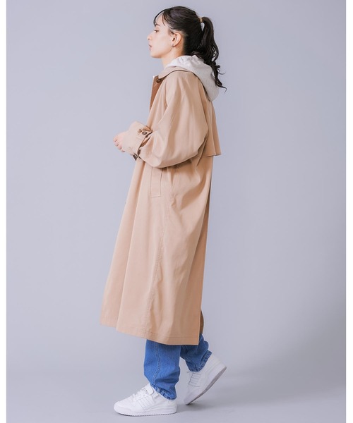 MILKFED.（ミルクフェド）の「TRENCH COAT（トレンチコート・レディース・オリーブ/ベージュ・ONE SIZE）」の16枚目の写真