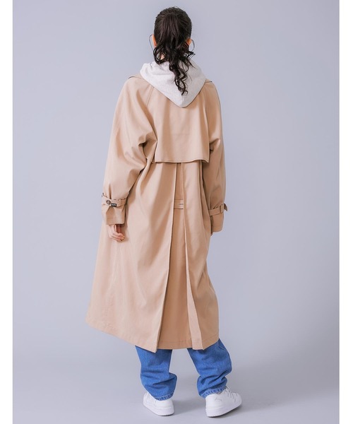 MILKFED.（ミルクフェド）の「TRENCH COAT（トレンチコート・レディース・オリーブ/ベージュ・ONE SIZE）」の17枚目の写真