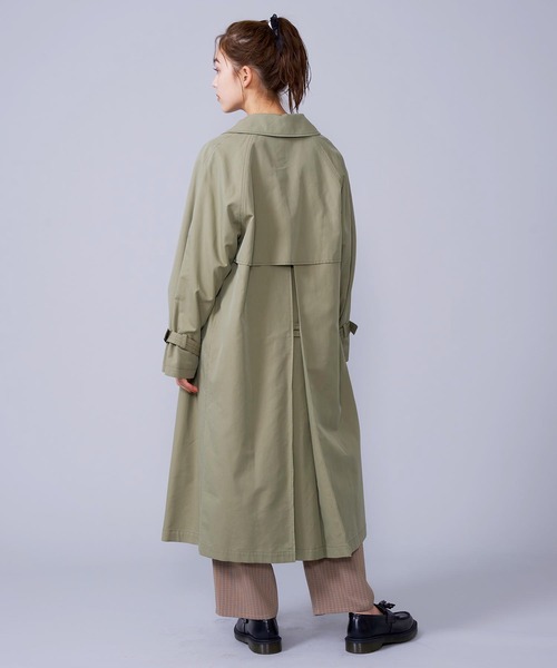MILKFED.（ミルクフェド）の「TRENCH COAT（トレンチコート・レディース・オリーブ/ベージュ・ONE SIZE）」の19枚目の写真
