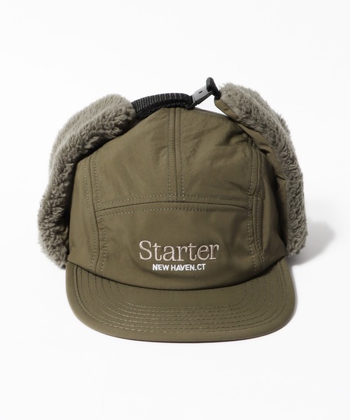 STARTER（スターター）の「STARTER/スターター STC EARFLAP CAP キャップ（キャップ・メンズ・ネイビー/グリーン/ブラック/グレー・58cm）」の3枚目の写真