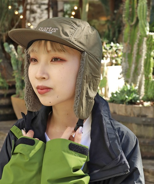 STARTER（スターター）の「STARTER/スターター STC EARFLAP CAP キャップ（キャップ・メンズ・ネイビー/グリーン/ブラック/グレー・58cm）」の10枚目の写真