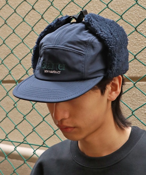 STARTER（スターター）の「STARTER/スターター STC EARFLAP CAP キャップ（キャップ・メンズ・ネイビー/グリーン/ブラック/グレー・58cm）」の21枚目の写真