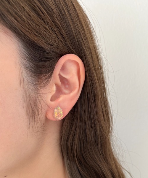 LOWRYS FARM（ローリーズファーム）の「５ＳＥＴ樹脂ノンホールイヤリング　182189（イヤリング・レディース・シルバー/ゴールド/ゴールド系その他・FREE）」の4枚目の写真