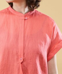 DES PRES（デ・プレ）の「リネンラミーシルク フレンチスリーブ