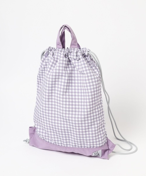 GLOBAL WORK（グローバルワーク）の「洗えるスクールナップサック/182242（エコバッグ/サブバッグ・キッズ・ブルー/サックスブルー/ブラック/ブラック系1/パープル/ミント/ブラック系・ONE SIZE）」の7枚目の写真