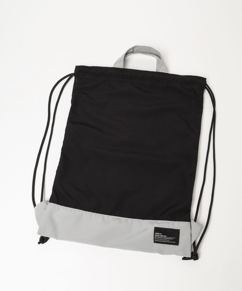 GLOBAL WORK（グローバルワーク）の「洗えるスクールナップサック/182242（エコバッグ/サブバッグ・キッズ・ブルー/サックスブルー/ブラック/ブラック系1/パープル/ミント/ブラック系・ONE SIZE）」の15枚目の写真